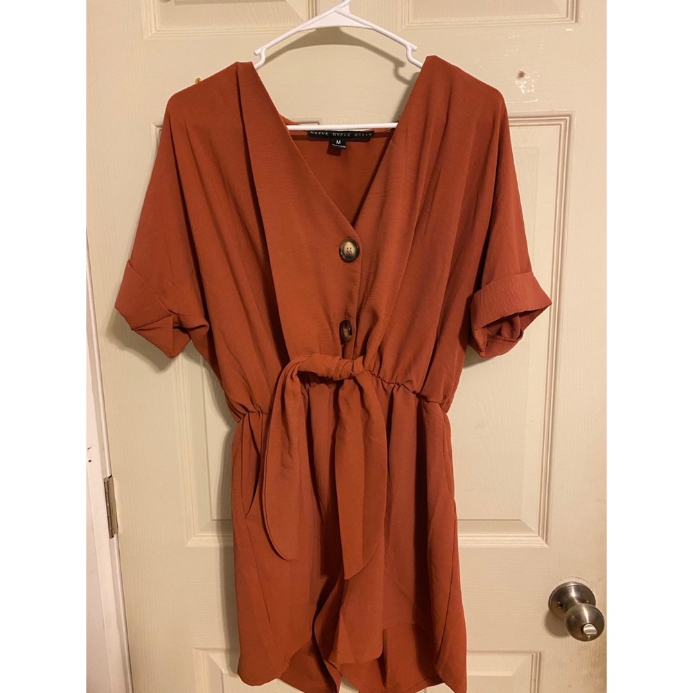 Burnt Orange Romper